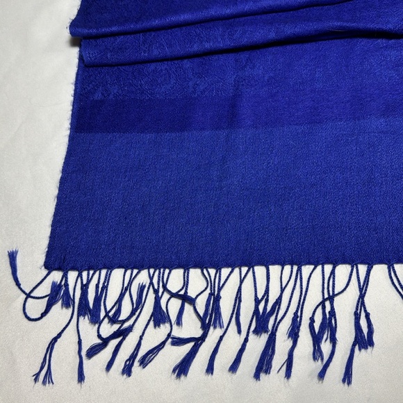 Elegant Blue Women's Scarf Pashmina Wrap Blue /Violet - Picture 10 of 12